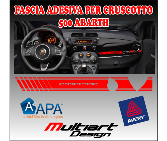 FASCIA PER CRUSCOTTO 500 ABARTH ESSESSE