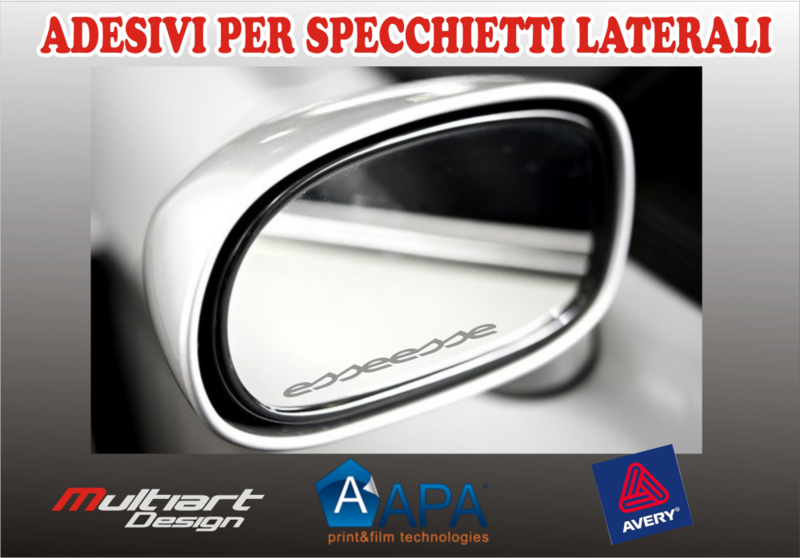 ADESIVI SATINATI PER SPECCHIETTI LATERALI ABARTH ESSESSE