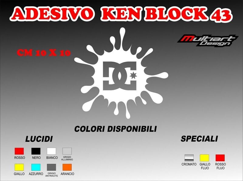 ADESIVO KEN BLOCK 43 DC SHOES