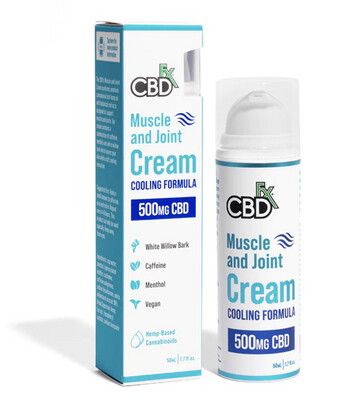 CBDFX CBD CREAM MUSCLE &amp; JOINT 500MG