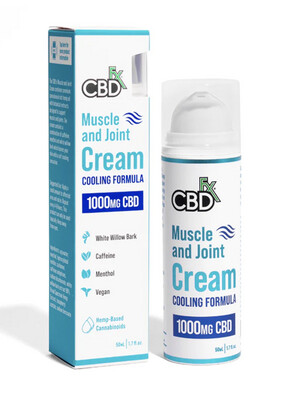 CBDFX CBD CREAM MUSCLE &amp; JOINT 3000MG