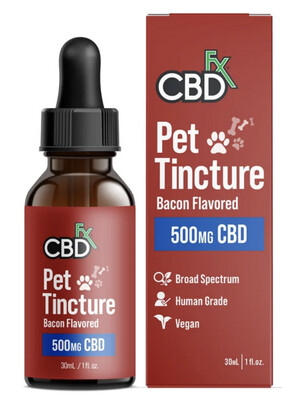 CBD Oil for Dogs – Bacon Flavored - Medium Breed
