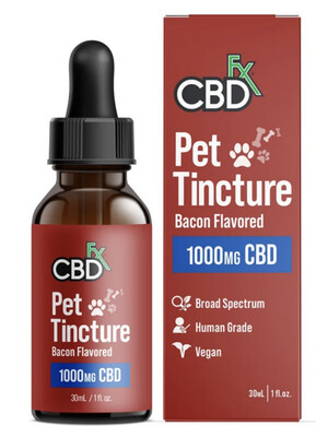 CBD Oil for Dogs – Bacon Flavored - Large Breed