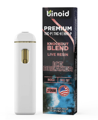 KNOCKOUT BLEND LIVE RESIN DISPOSABLE - 2 GRAM Ice Breaker