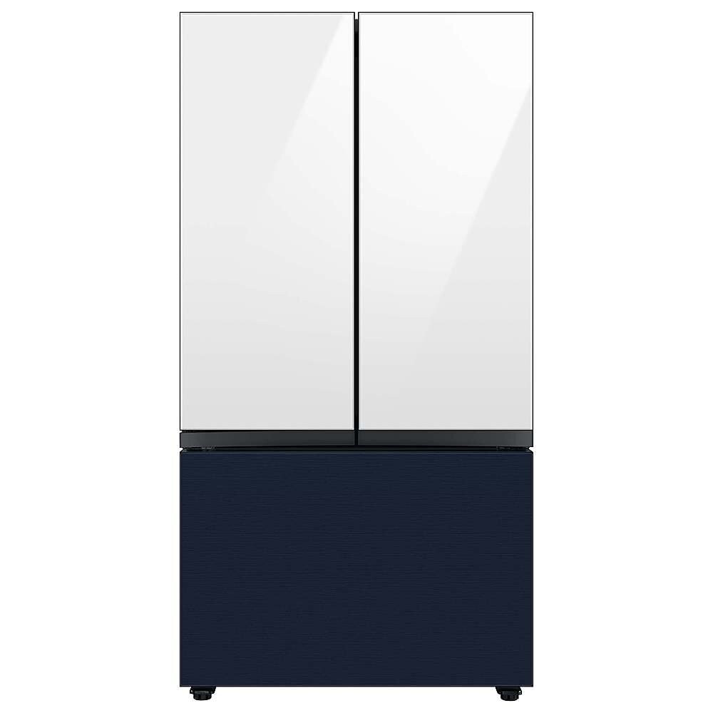 742 Samsung - Bespoke 3-Door French Door Refrigerator panel - Bottom Panel - Navy Steel