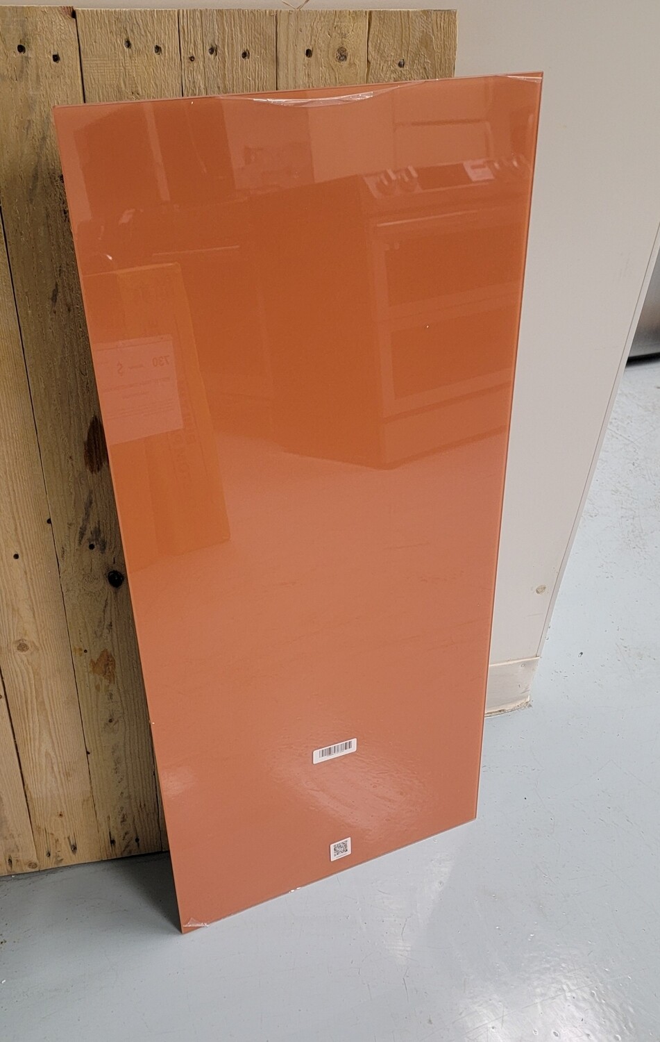 622 Samsung - Bespoke 4-Door French Door Refrigerator Panel - Top Panel - Clementine Glass   RA-F18DU4CH