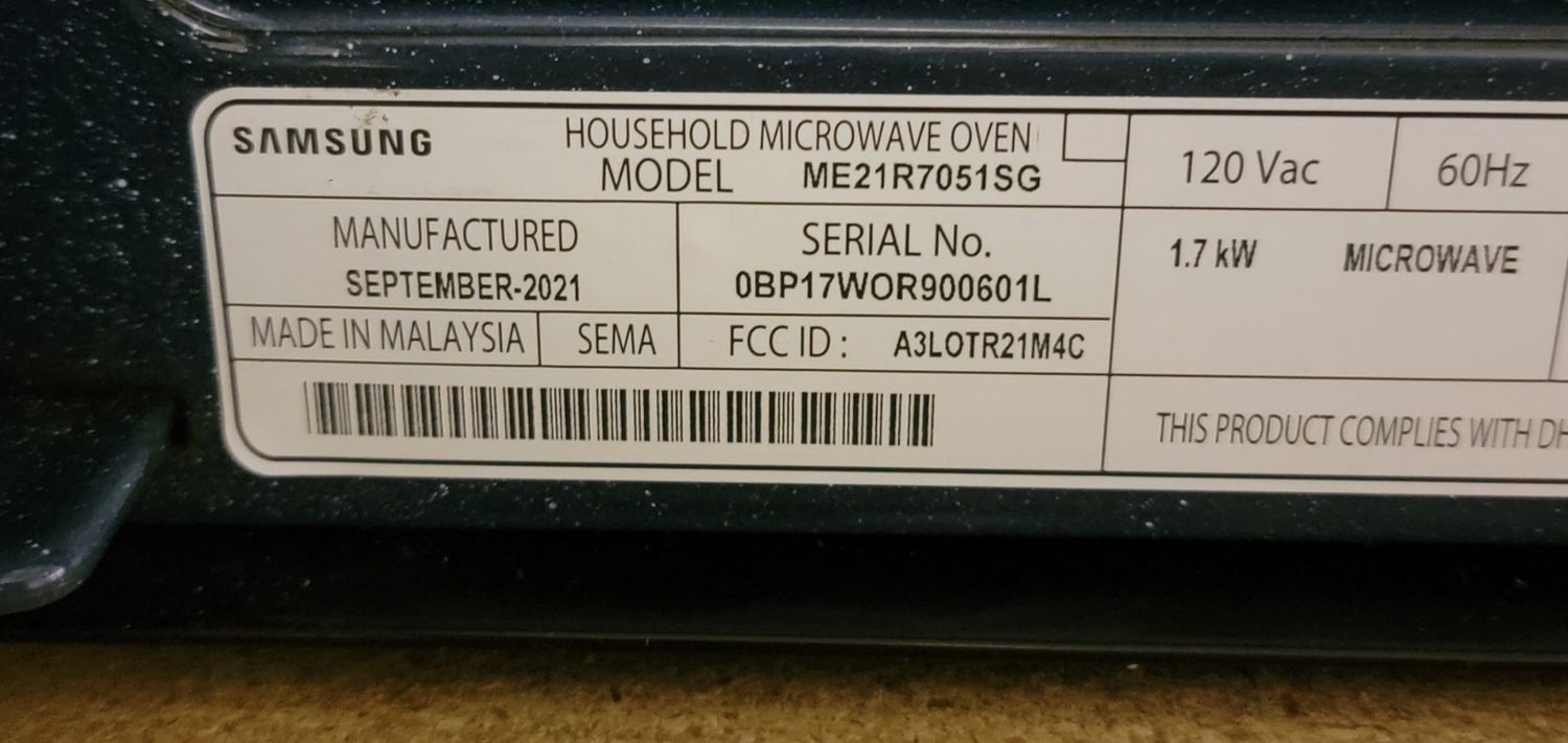 357 Samsung - 2.1 Cu. Ft. Over-the-Range Microwave with Sensor
Cook - Black Stainless Steel