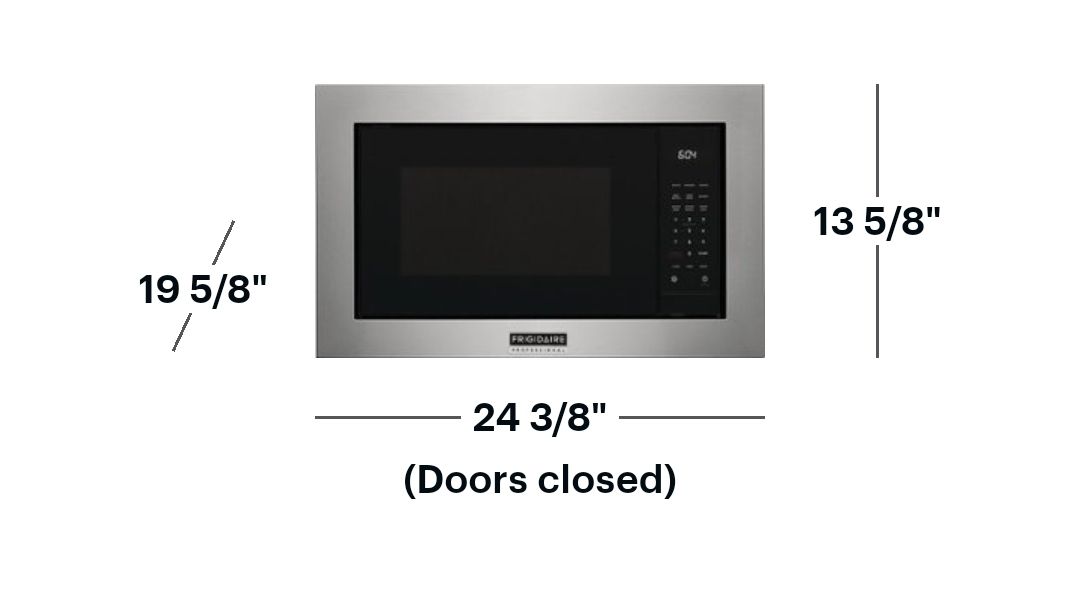 805 Frigidaire - Professional 2.2 Cu. Ft. Built-In Microwave - Stainless Steel