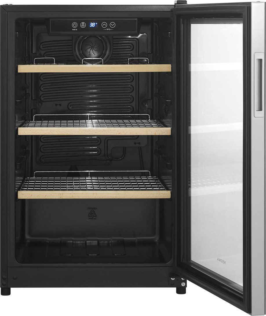 873 Insignia™ - 130-Can Beverage Cooler - Silver NS-BC130GP1