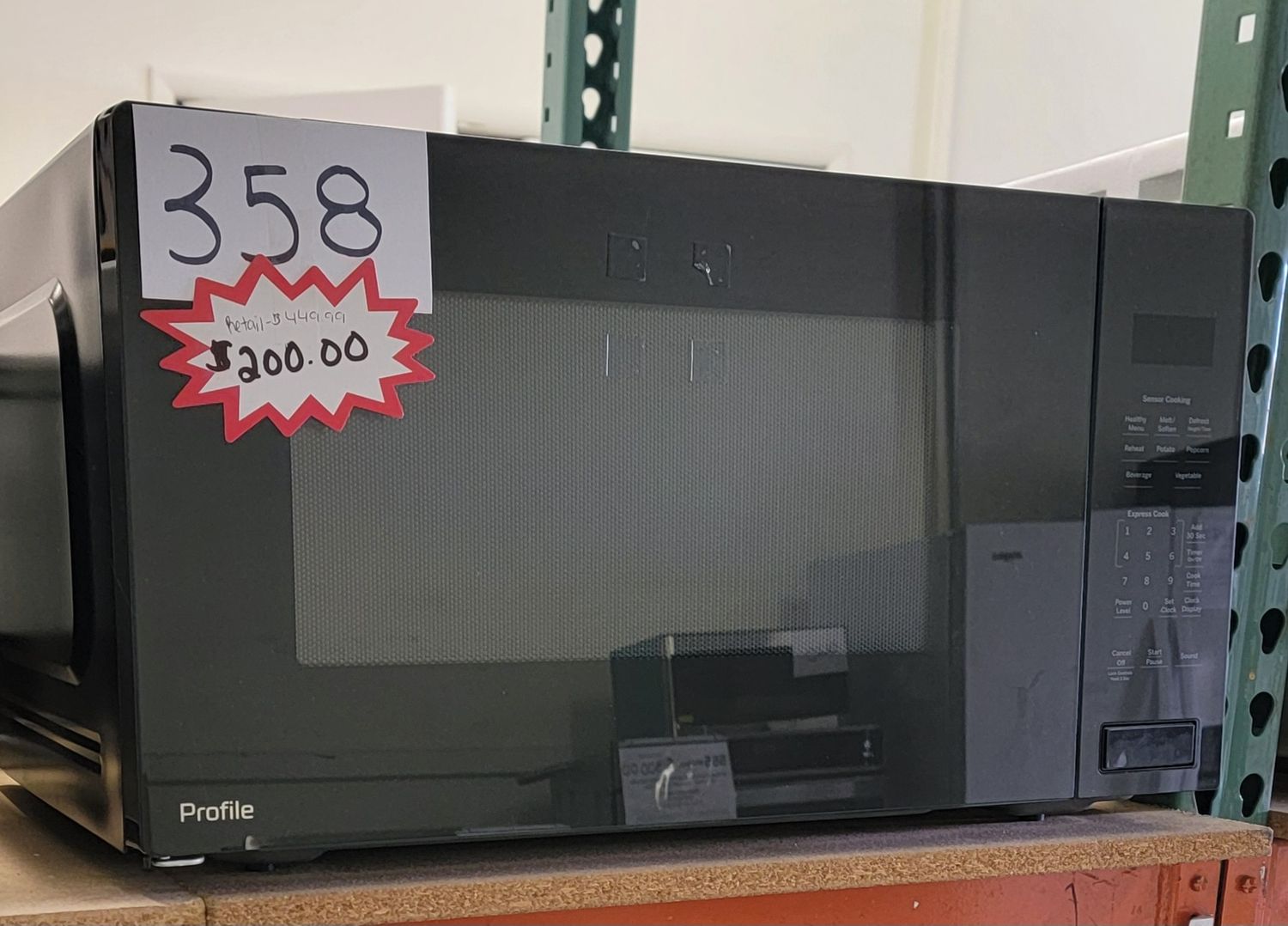 358 GE Profile - 2.2 Cu. Ft. Built-In Microwave - Gray