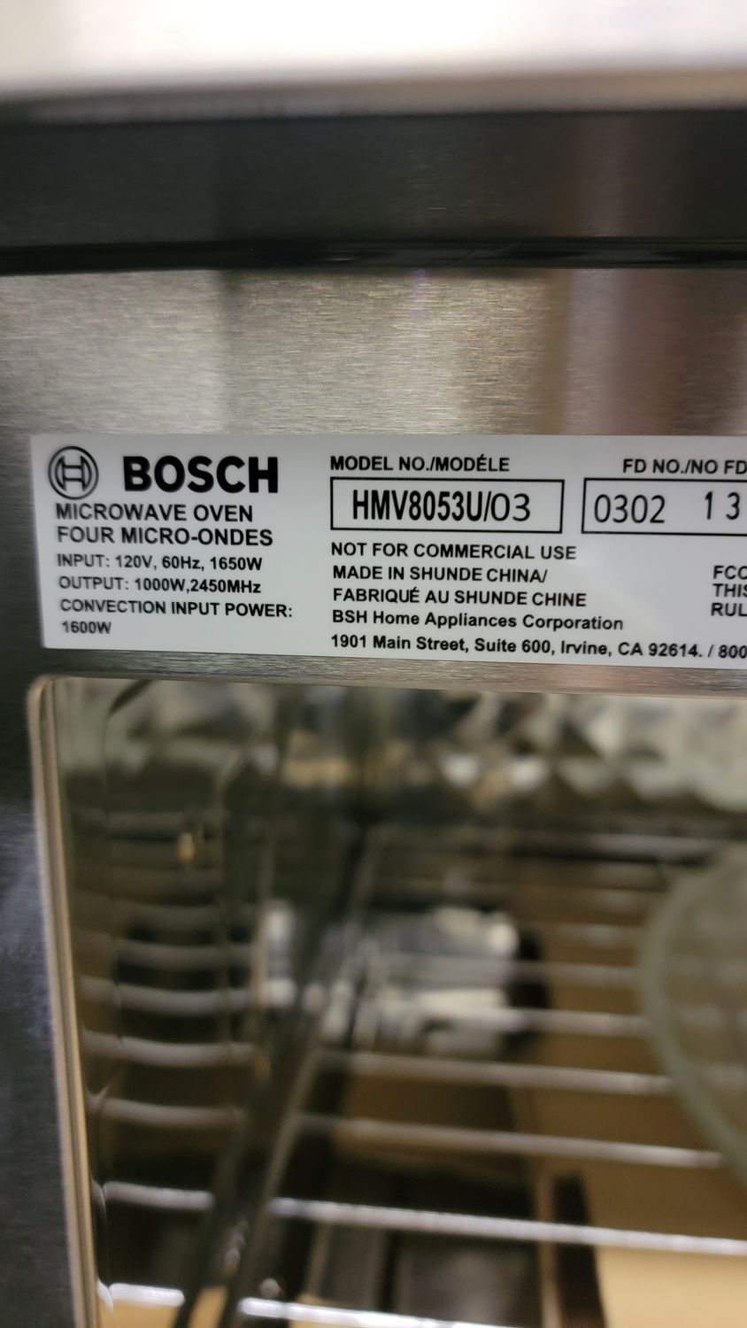 767 Bosch - 800 Series 1.8 Cu. Ft. Convection Over-the-Range Microwave with Sensor Cooking - Stainless Steel HMV8053U