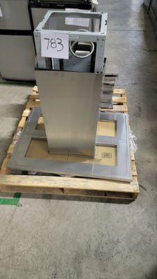 783 36&quot; Zephyr Modena Island Mount Chimney Range Hood ZMD-M90AS