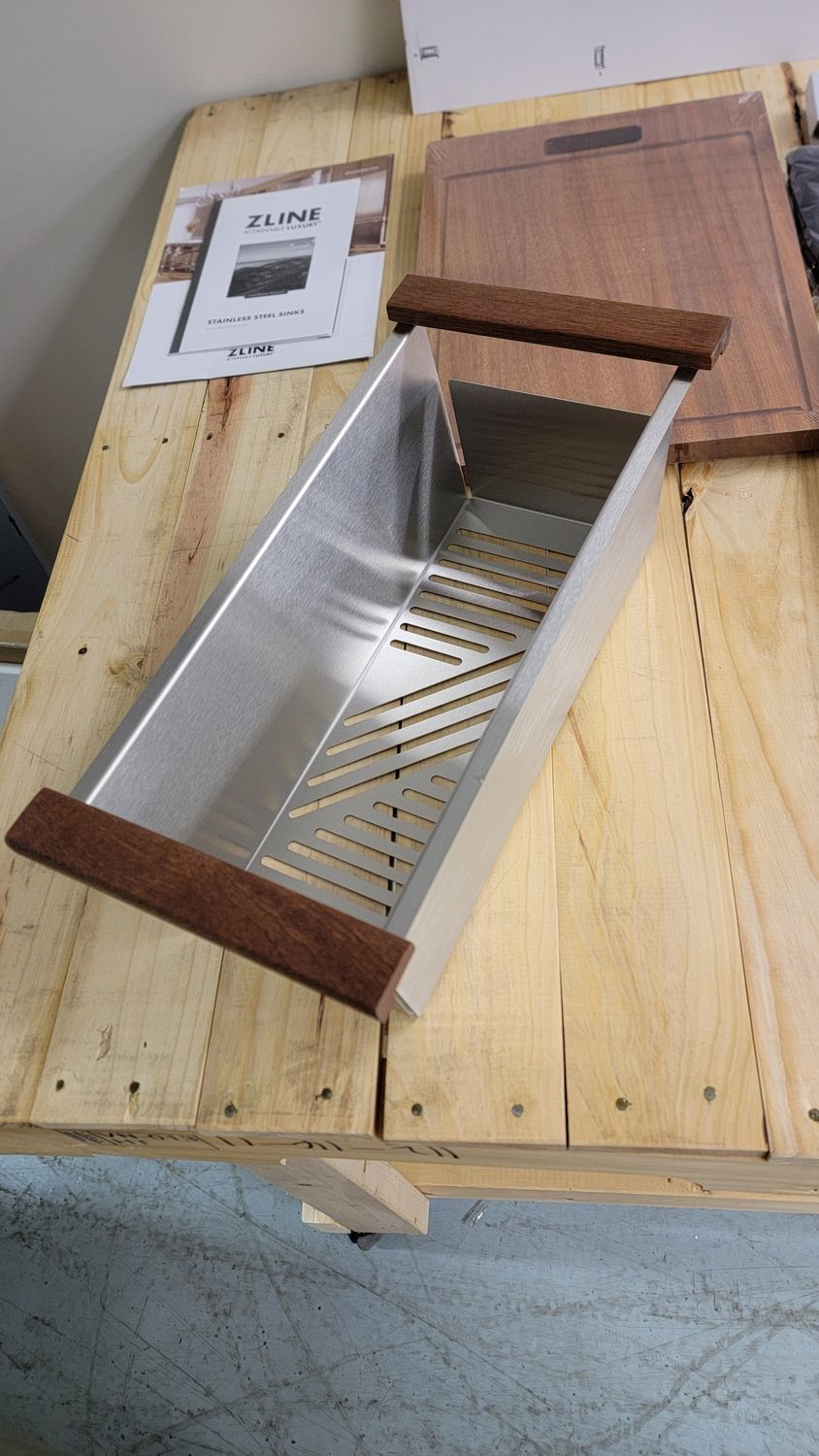 1002  ZLINE Stainless Steel Sink Undermount Single Bowl