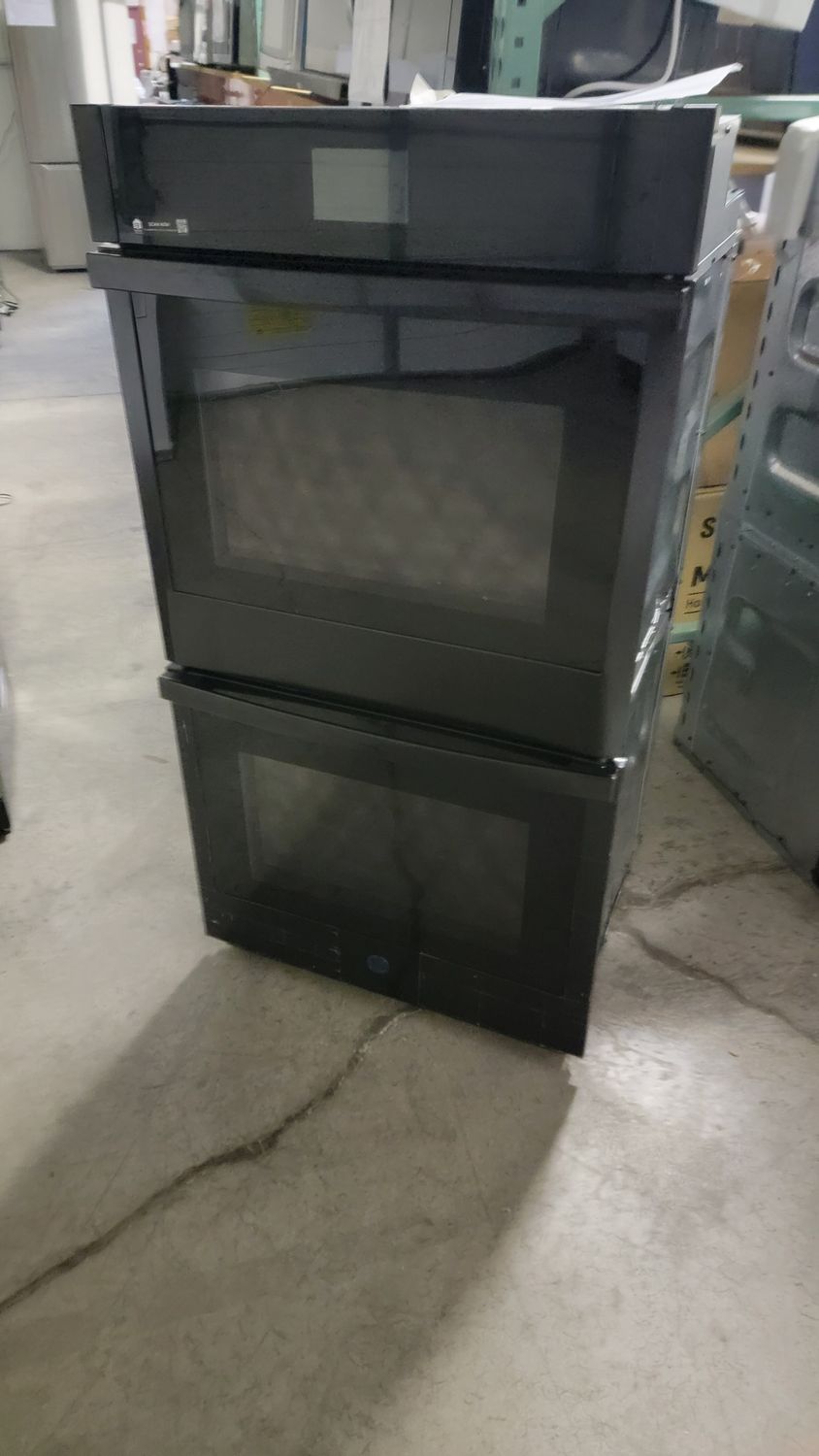 955 GE- JKD5000DVBB 27&quot; Built-In Electric Convection Double Wall Oven with No Preheat Air Fry - Black