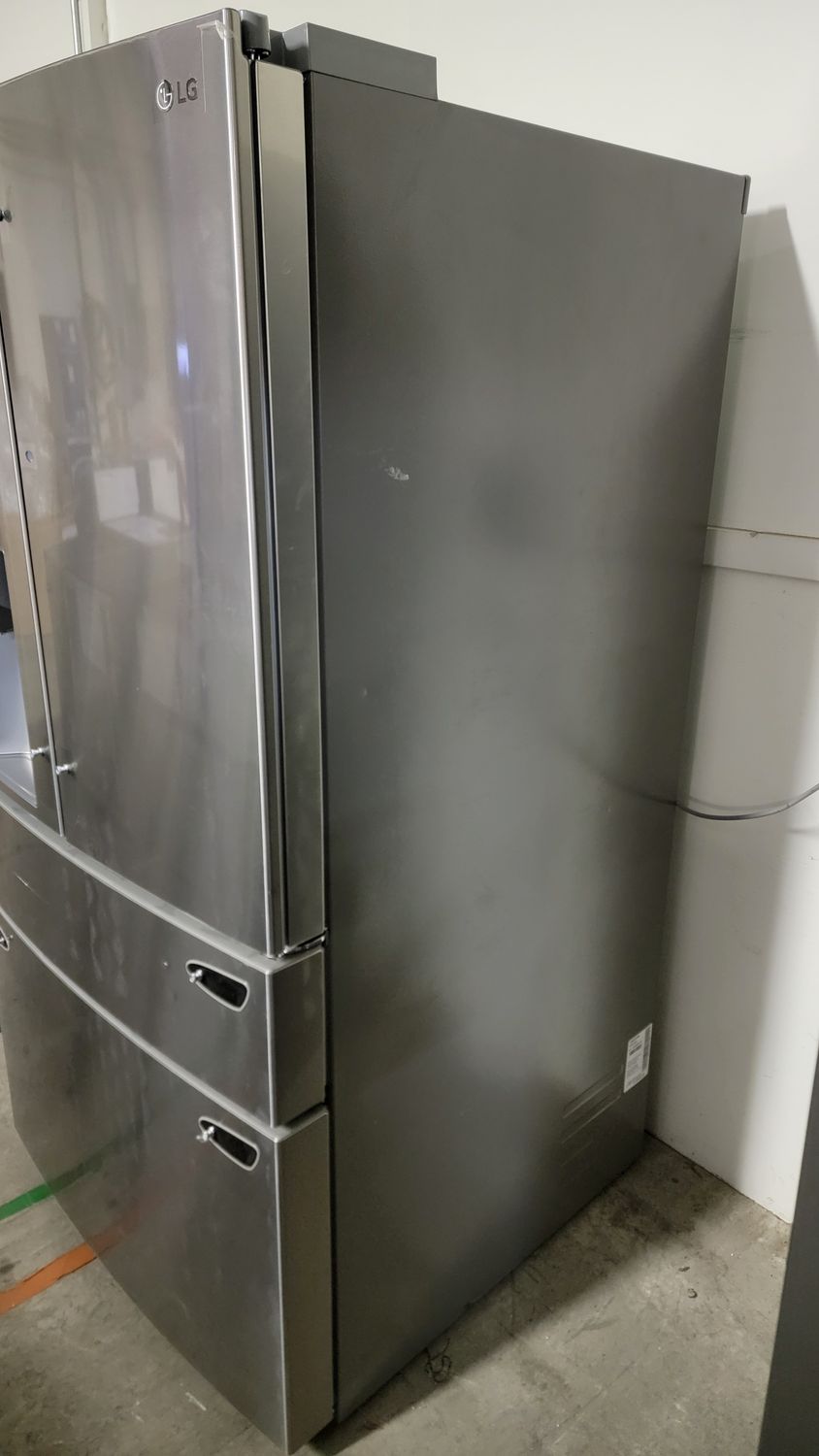 954 LG - 29.5 Cu. Ft. 4-Door French Door-in-Door Smart Refrigerator with Craft Ice - Stainless Steel