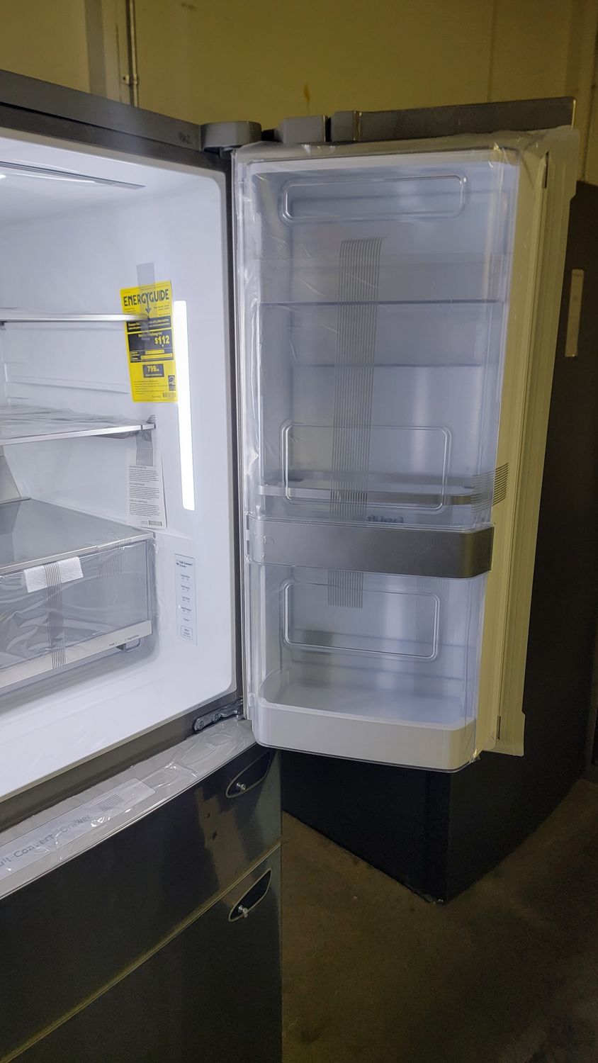 954 LG - 29.5 Cu. Ft. 4-Door French Door-in-Door Smart Refrigerator with Craft Ice - Stainless Steel