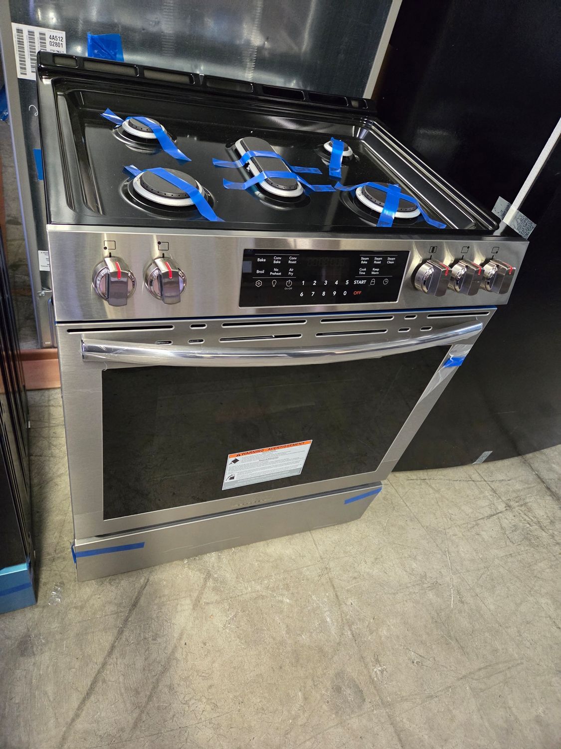 1141 GCFG3059BF Frigidaire Gallery® 30&quot; Smudge-Proof® Stainless Steel Freestanding Gas Range