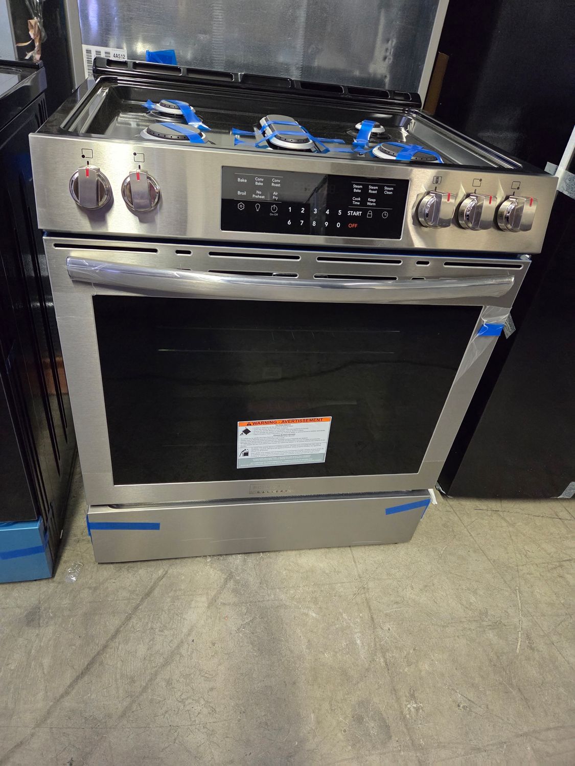 1141 GCFG3059BF Frigidaire Gallery® 30&quot; Smudge-Proof® Stainless Steel Freestanding Gas Range