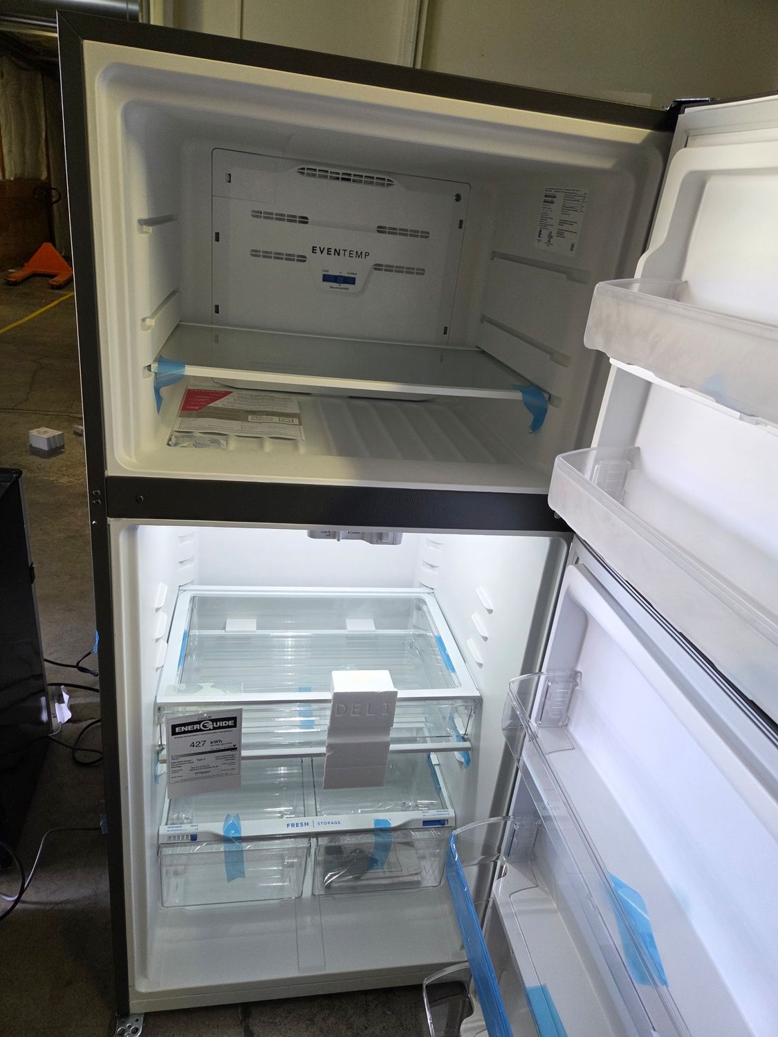 1126 FFTR2045VS Frigidaire® 30 in. 20.0 Cu. Ft. Stainless Steel Top Freezer Refrigerator
