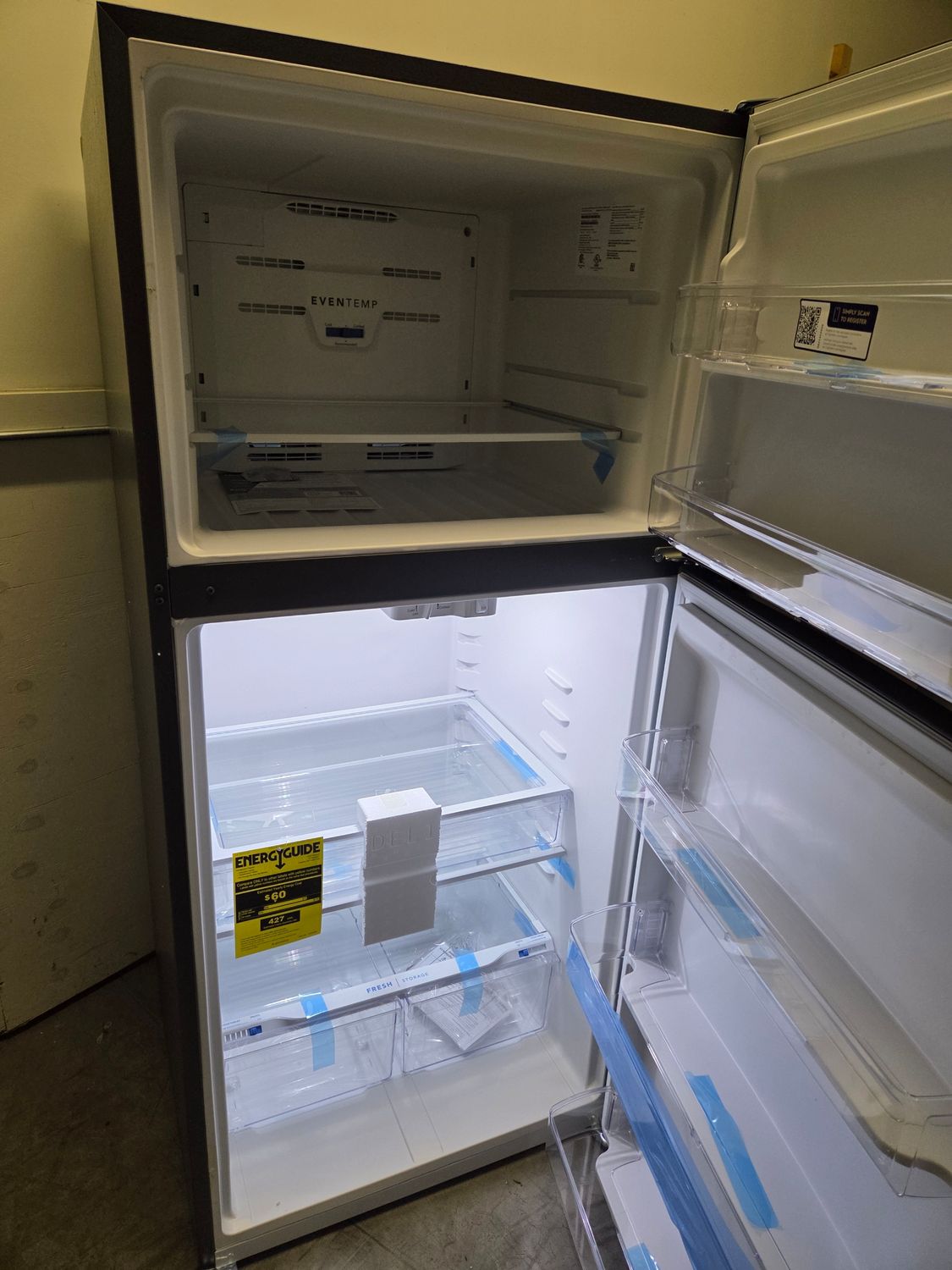 1127 FFTR2045VS  Frigidaire® 30 in. 20.0 Cu. Ft. Stainless Steel Top Freezer Refrigerator