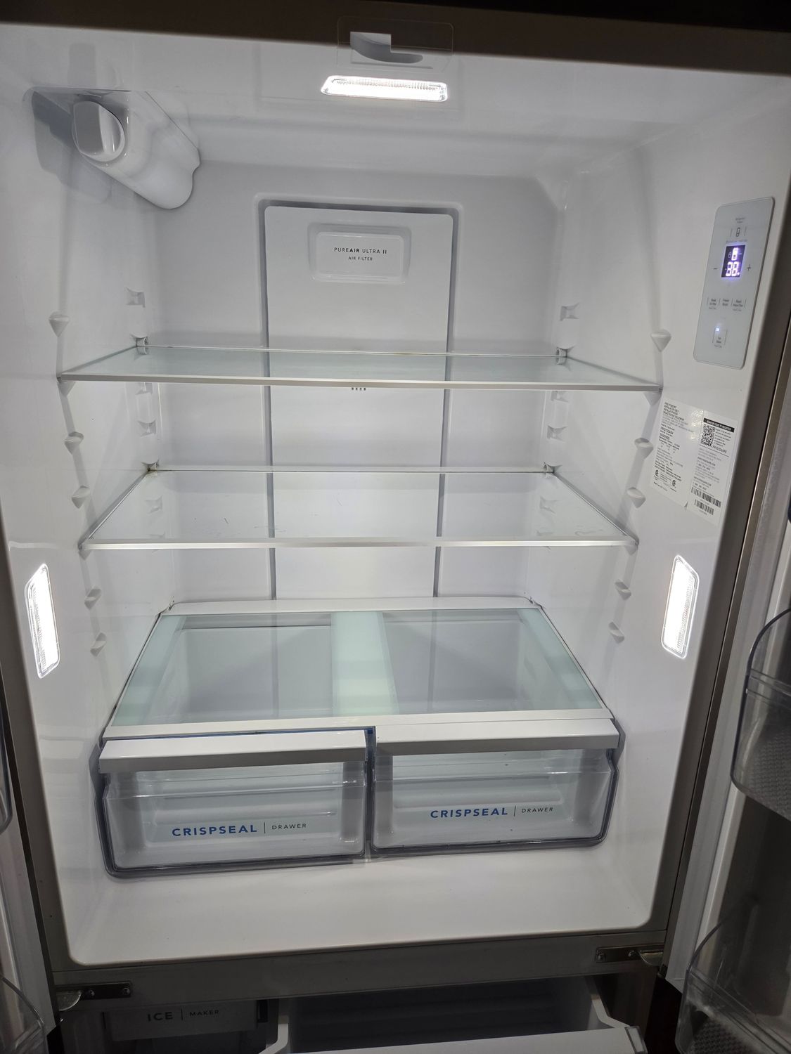 1132 FRFG1723AV Frigidaire® 32 in. 17.6 Cu. Ft. Brushed Steel Counter-Depth French Door Refrigerator