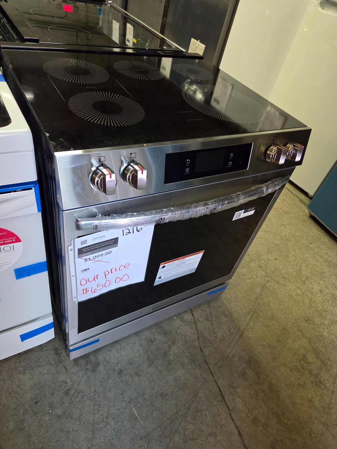 1216 GCFE3060BF Frigidaire Gallery® 30&quot; Smudge-Proof® Stainless Steel Slide In Electric Range