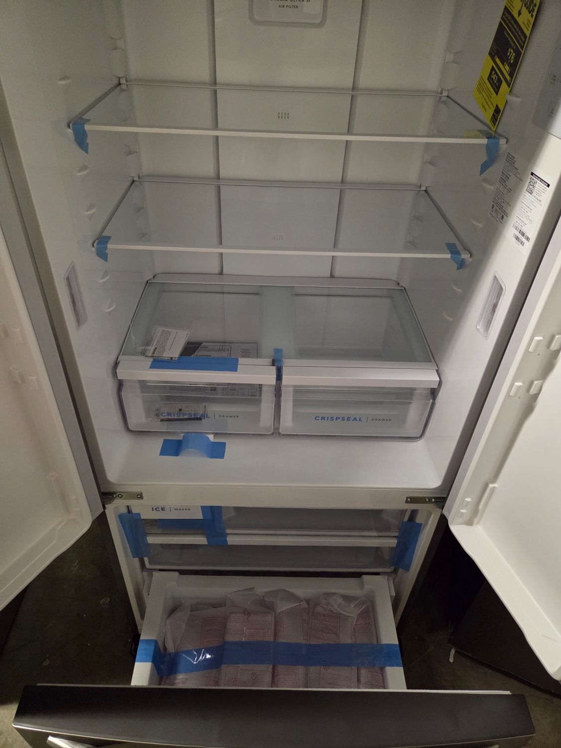 1209 FRFG1723AV Frigidaire® 32 in. 17.6 Cu. Ft. Brushed Steel Counter-Depth French Door Refrigerator