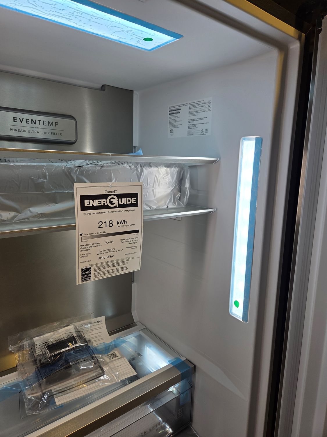 1208 FPRU19F8WF Frigidaire Professional 33 Inch Refrigerator Column with 18.6 Cu. Ft. Capacity, Internal Water Dispenser, SpaceWise Organization, CrispSeal Crispers, EvenTemp Cooling, Door Alarm, Temp