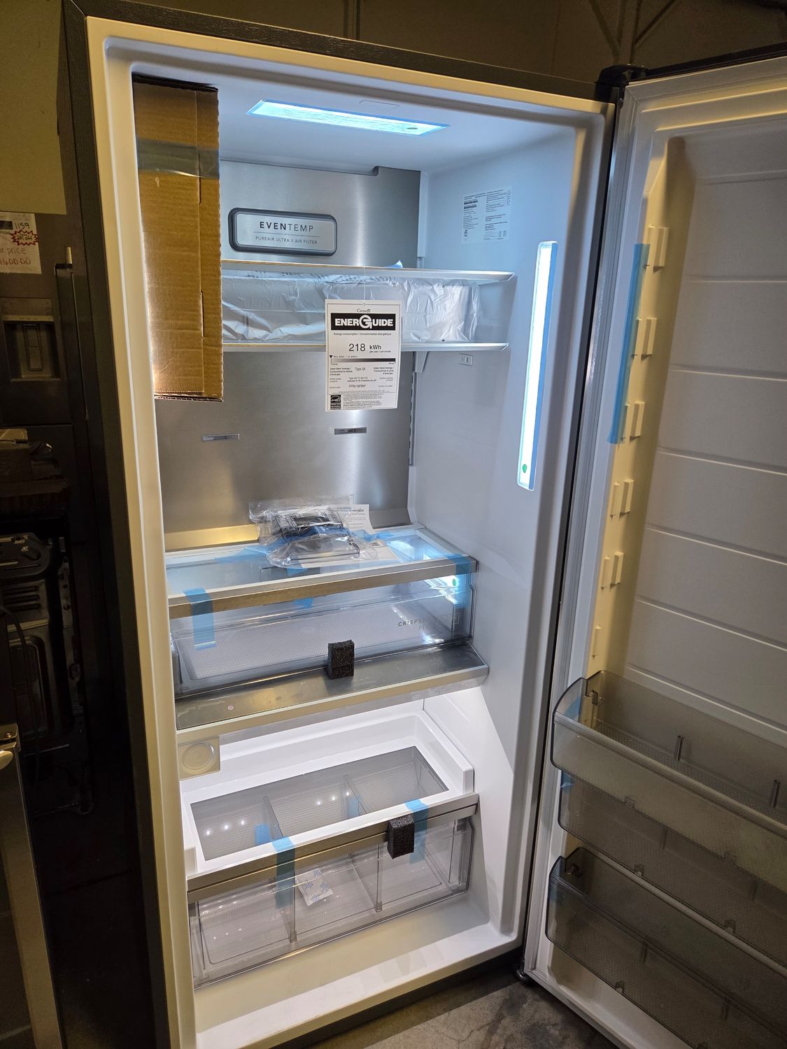 1208 FPRU19F8WF Frigidaire Professional 33 Inch Refrigerator Column with 18.6 Cu. Ft. Capacity, Internal Water Dispenser, SpaceWise Organization, CrispSeal Crispers, EvenTemp Cooling, Door Alarm, Temp