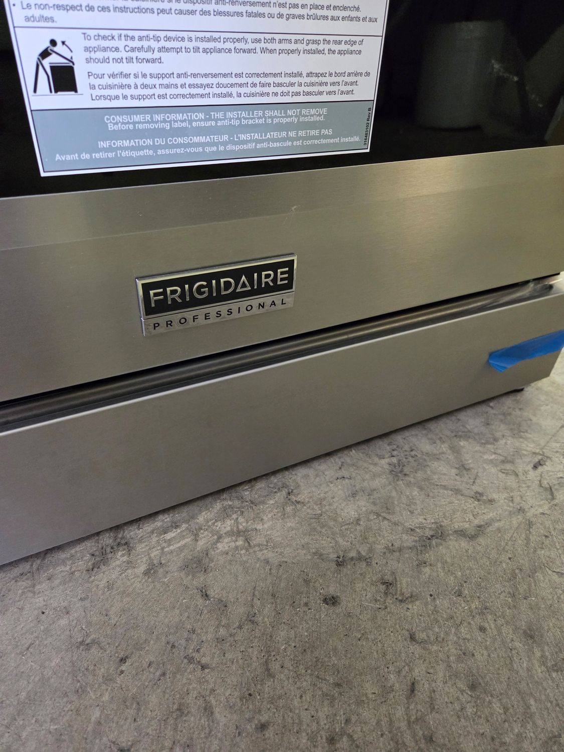 1222 PCFE3080AF Frigidaire Professional 30” Electric Range with No Preheat + Air Fry, Includes Air Fry Tray