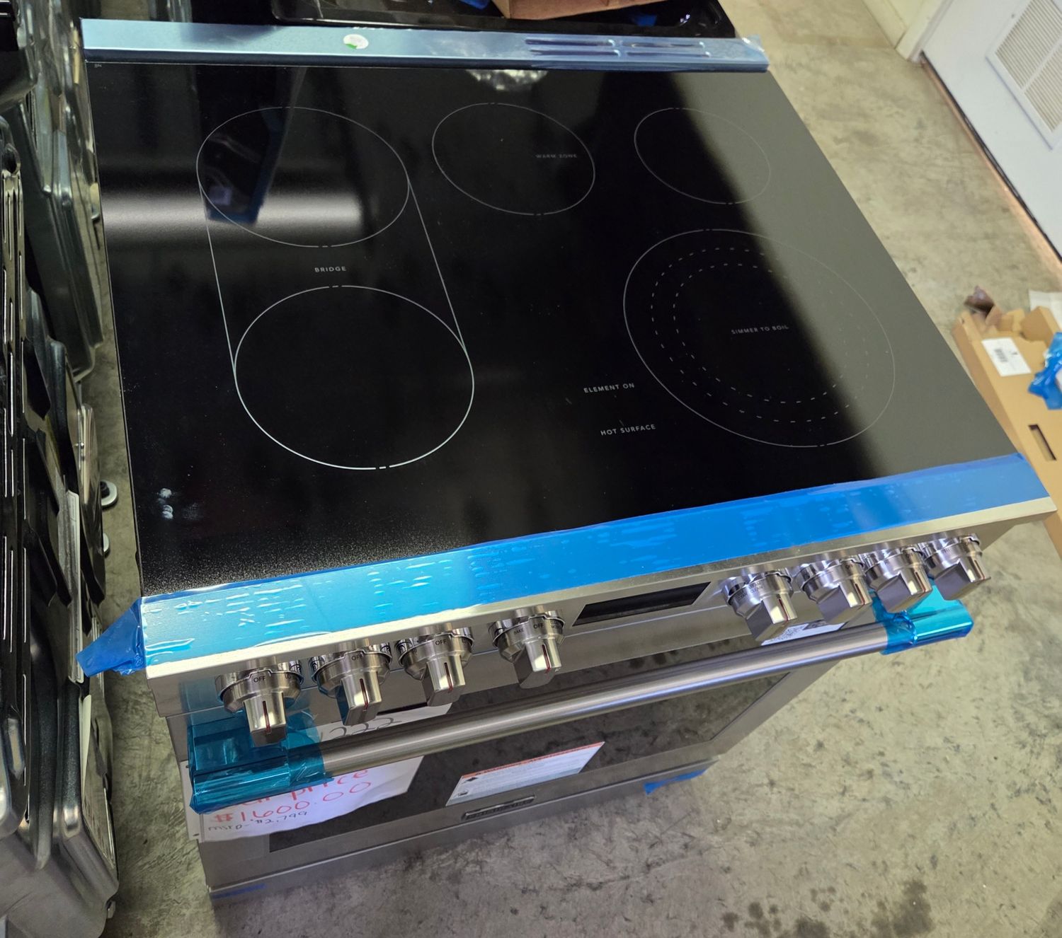 1222 PCFE3080AF Frigidaire Professional 30” Electric Range with No Preheat + Air Fry, Includes Air Fry Tray