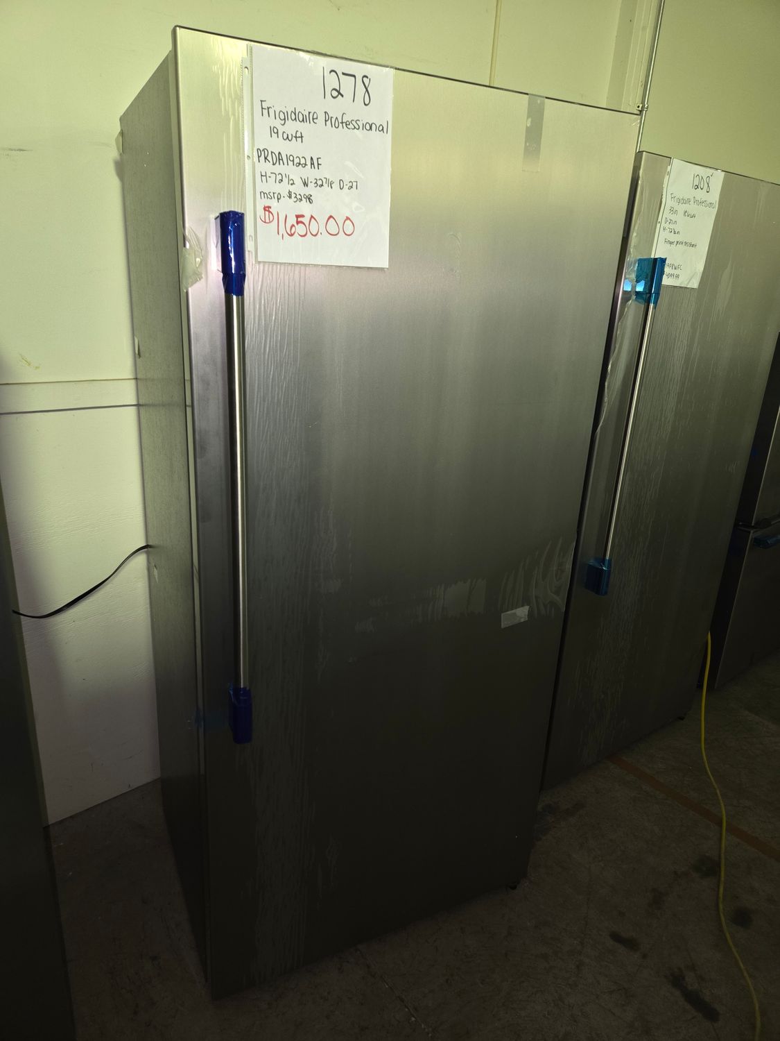 1278 PRDA1922AF  Frigidaire Professional 19 Cu. Ft. Single-Door Refrigerator