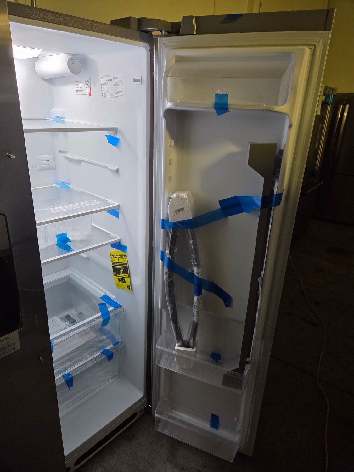 1264 FRSS2623AS Frigidaire 26 Cu. Ft. 36&quot; Standard-Depth Side-by-Side Refrigerator
