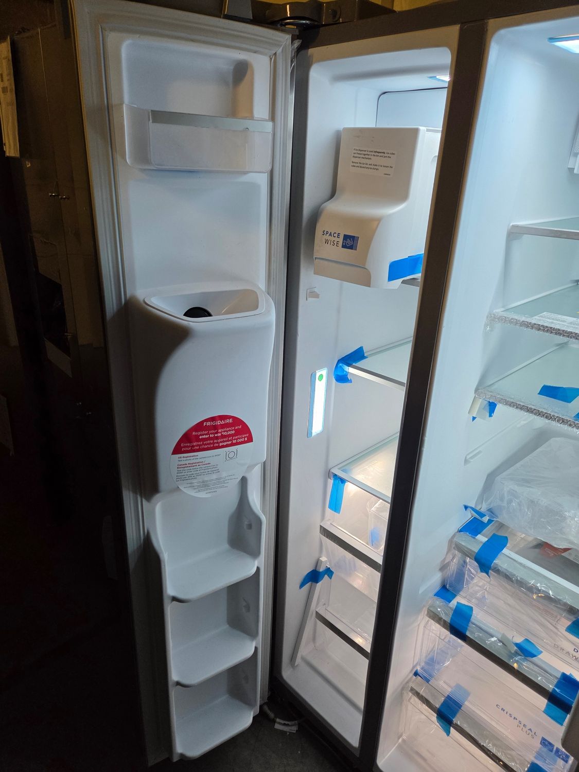 1277 GRSS2352AF  Frigidaire Gallery 22 Cu. Ft. 33&quot; Standard-Depth Side-by-Side Refrigerator
