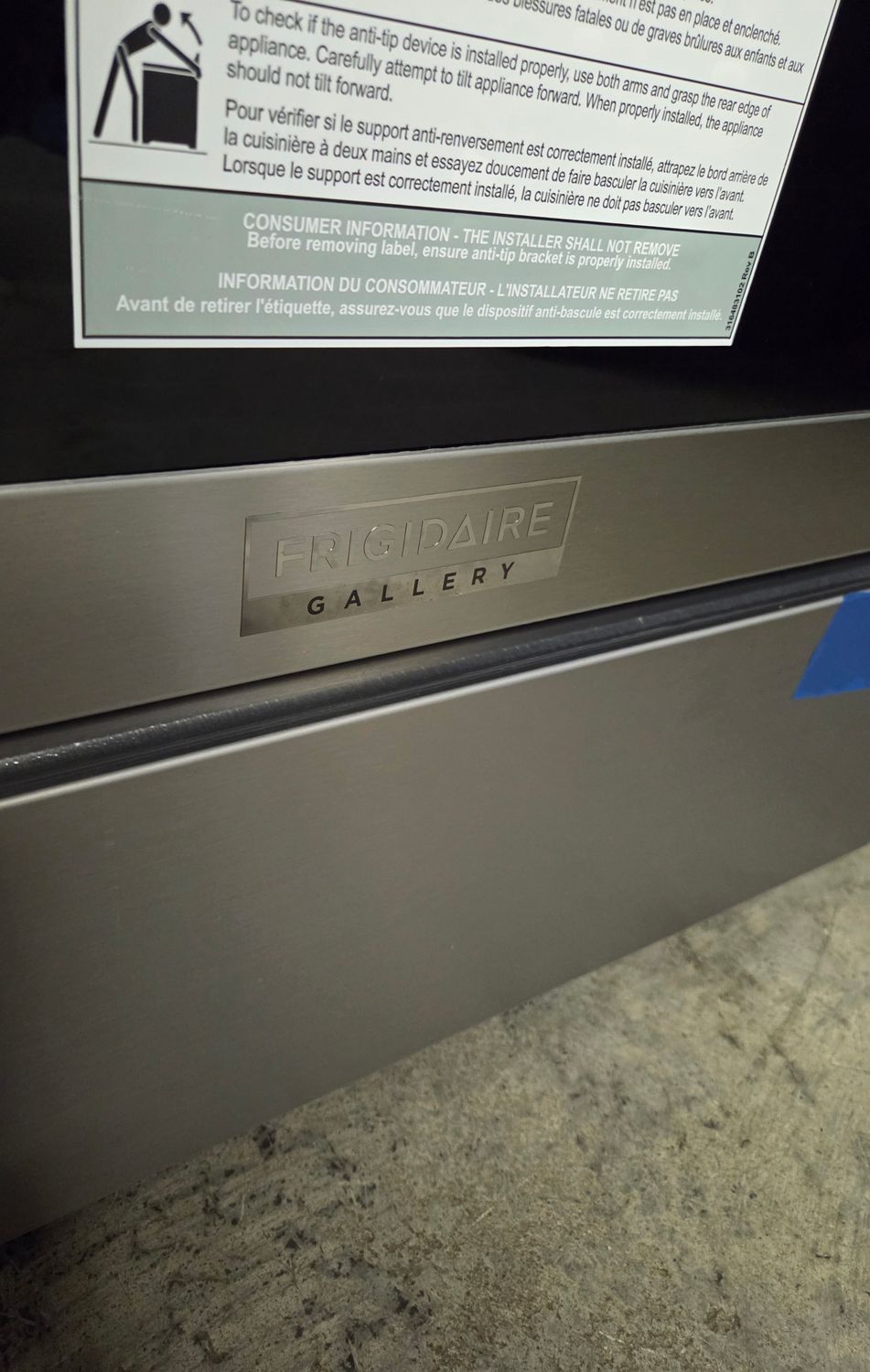 1273 GCRE3060BF Frigidaire Gallery 30&quot; Electric Range with No Preheat + Air Fry