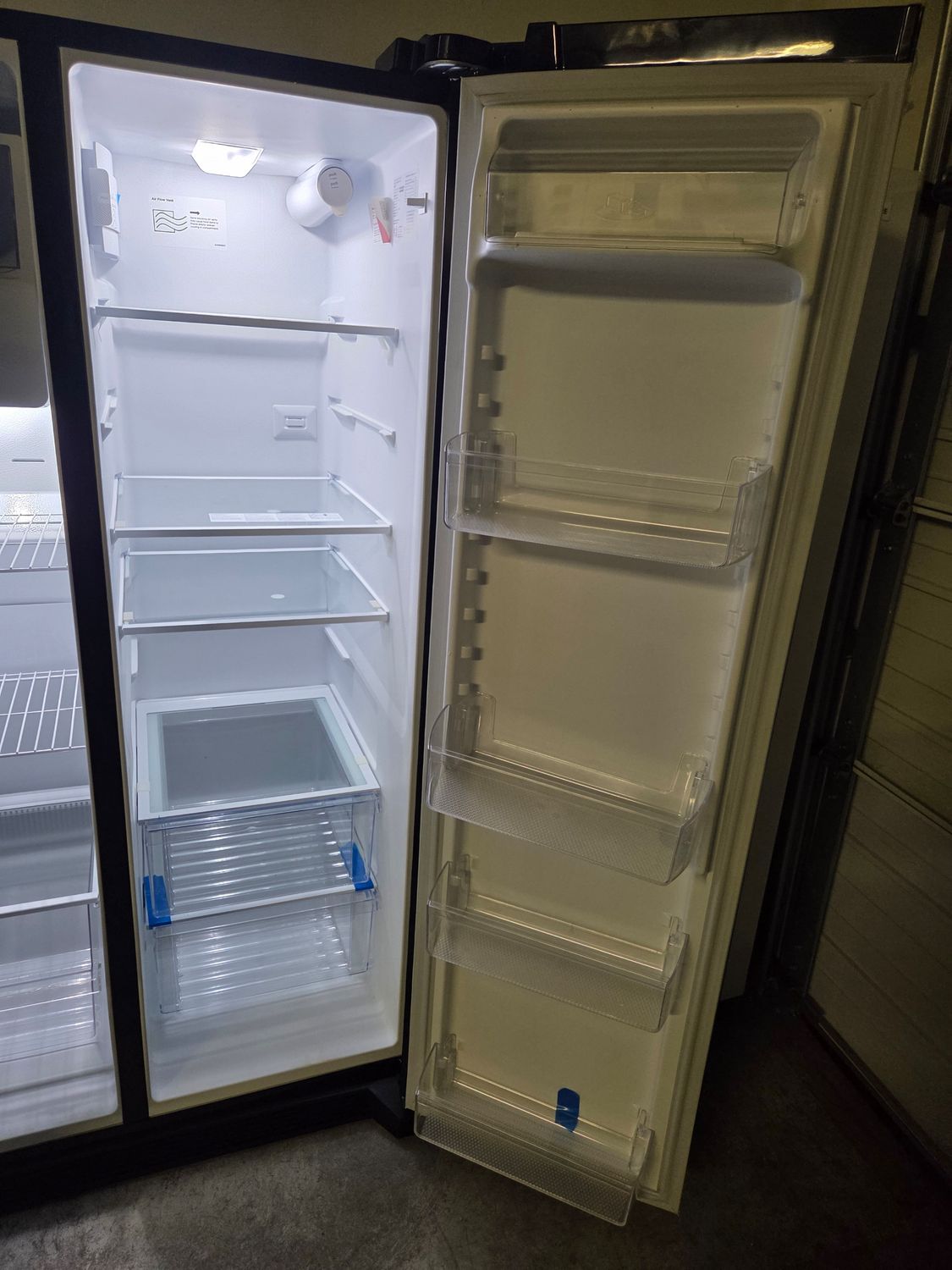 1263 FRSS2323AB Frigidaire 22 Cu. Ft. 33&quot; Standard-Depth Side-by-Side Refrigerator