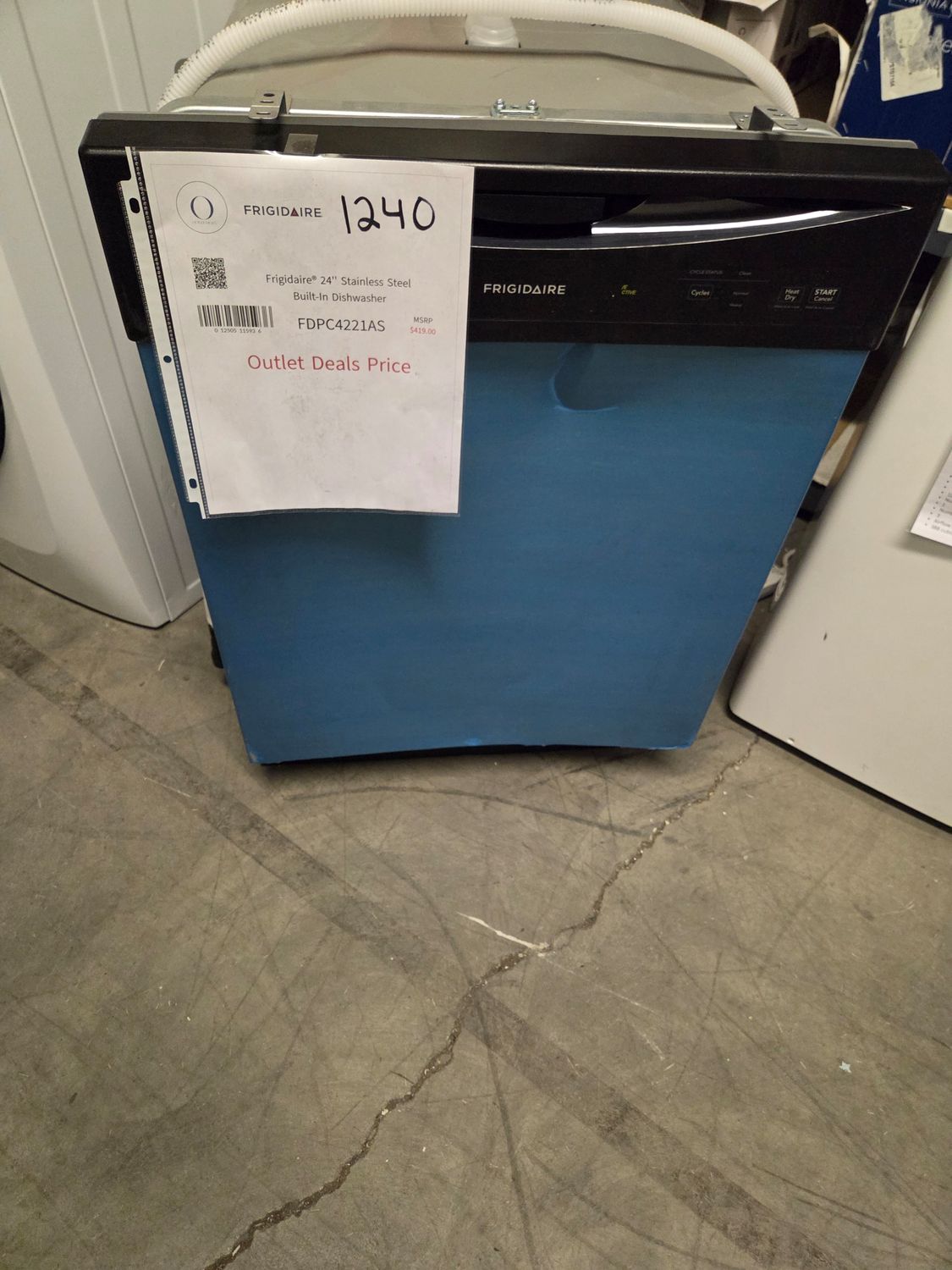 1240 FDPC4221AS Frigidaire 24&quot; Dishwasher
