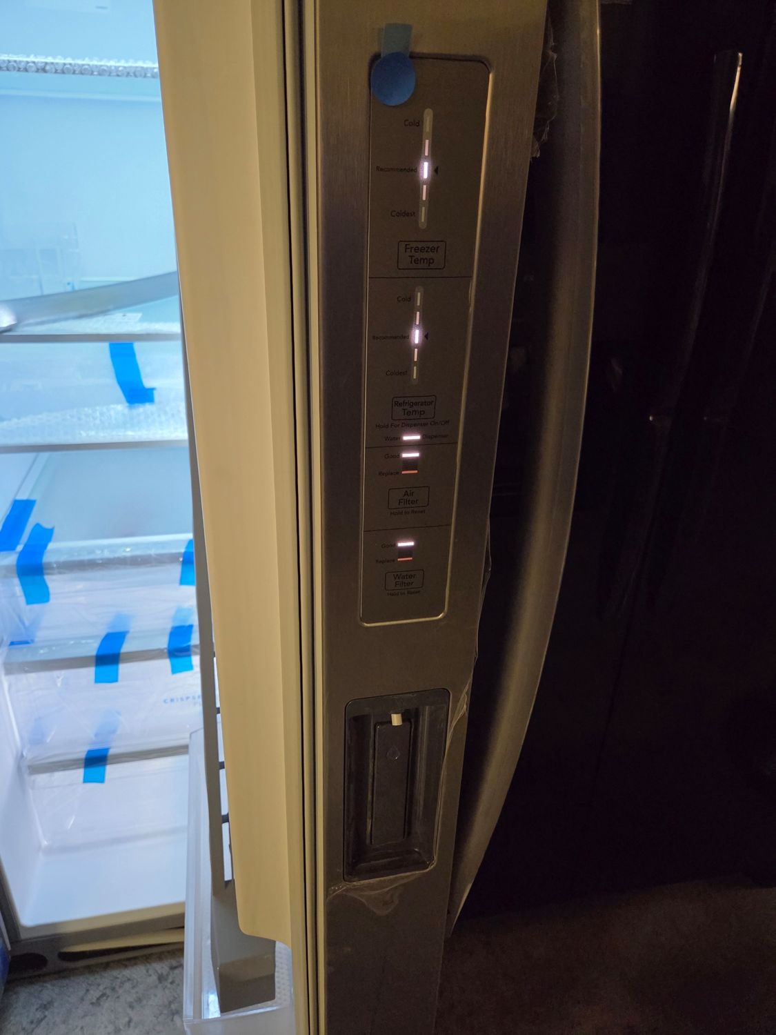 1276 GRSN2620AF0 Frigidaire Gallery 26 Cu. Ft. 36&quot; Standard-Depth Side-by-Side Refrigerator