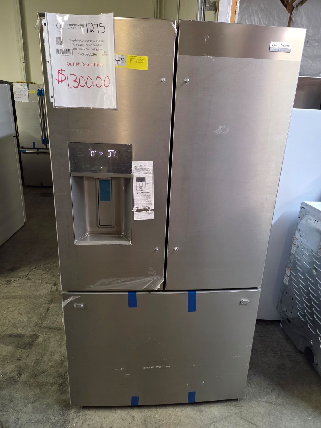 1275 GRFS2853AF Frigidaire Gallery 28 Cu. Ft. Standard-Depth French Door Refrigerator