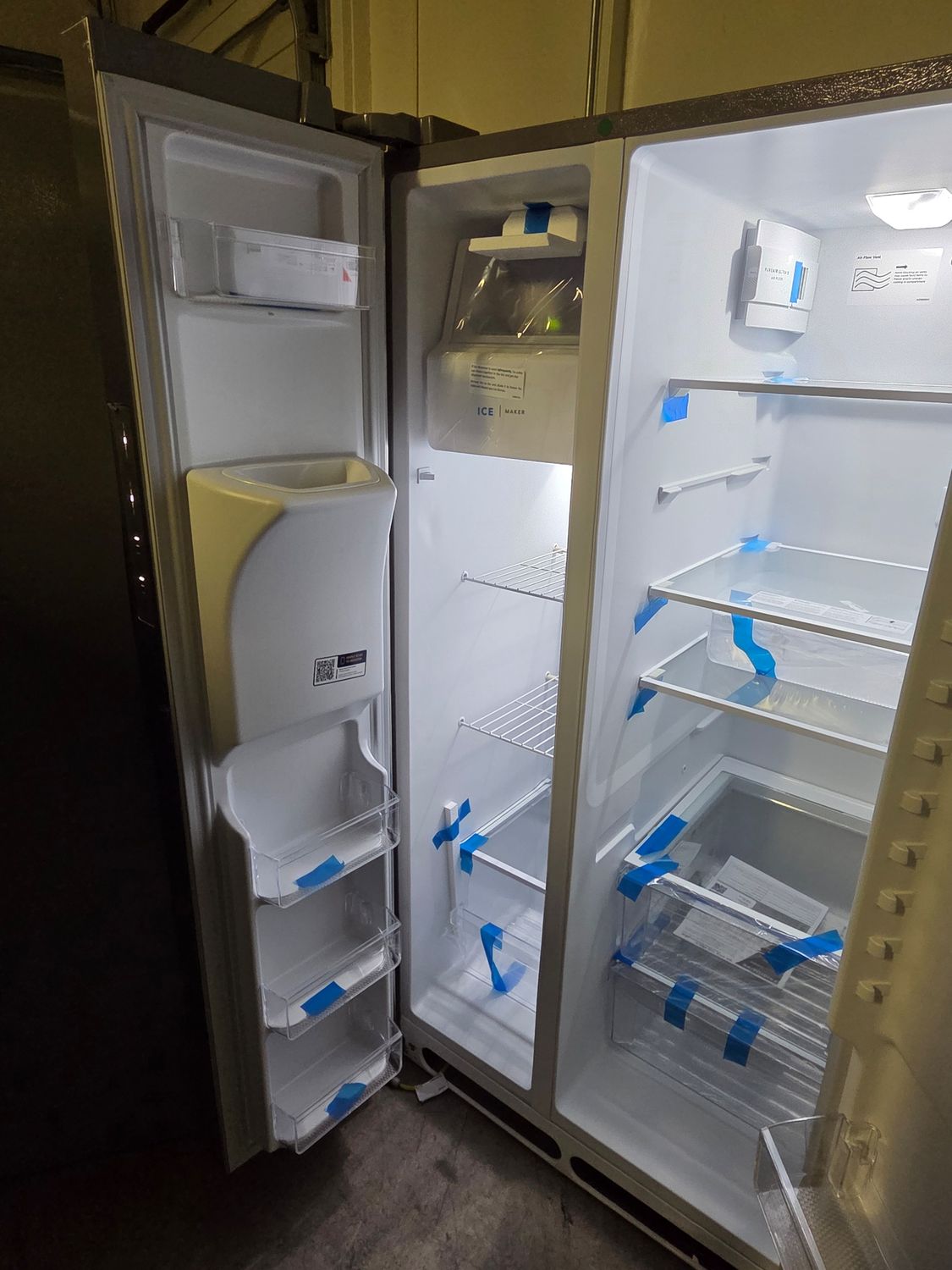 1267 FRSS2623AS Frigidaire 26 Cu. Ft. 36&quot; Standard-Depth Side-by-Side Refrigerator