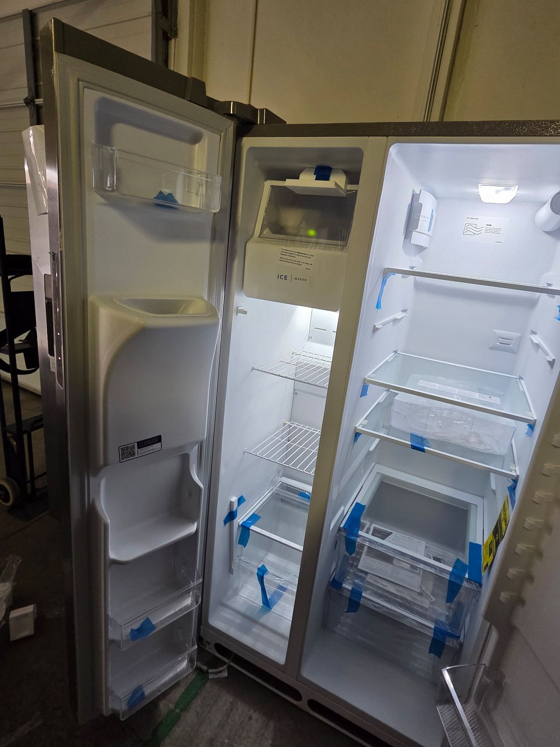 1266 FRSS2623AS Frigidaire 26 Cu. Ft. 36&quot; Standard-Depth Side-by-Side Refrigerator