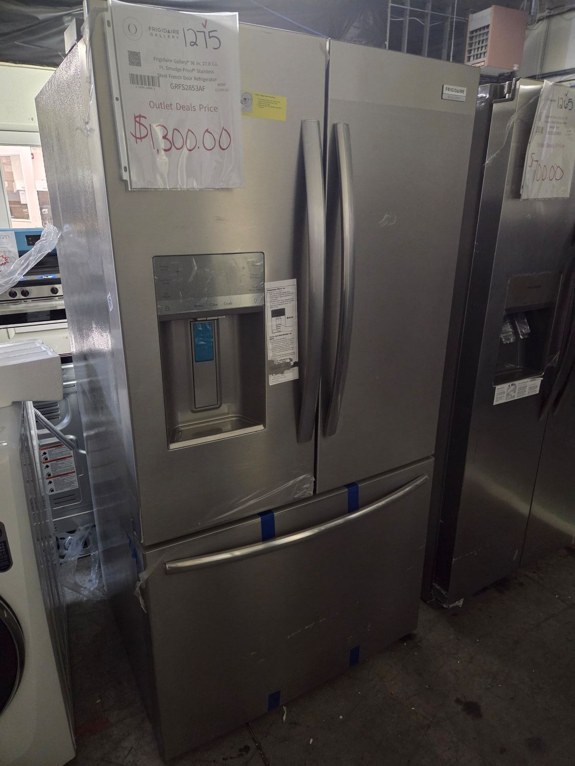 1275 GRFS2853AF Frigidaire Gallery 28 Cu. Ft. Standard-Depth French Door Refrigerator