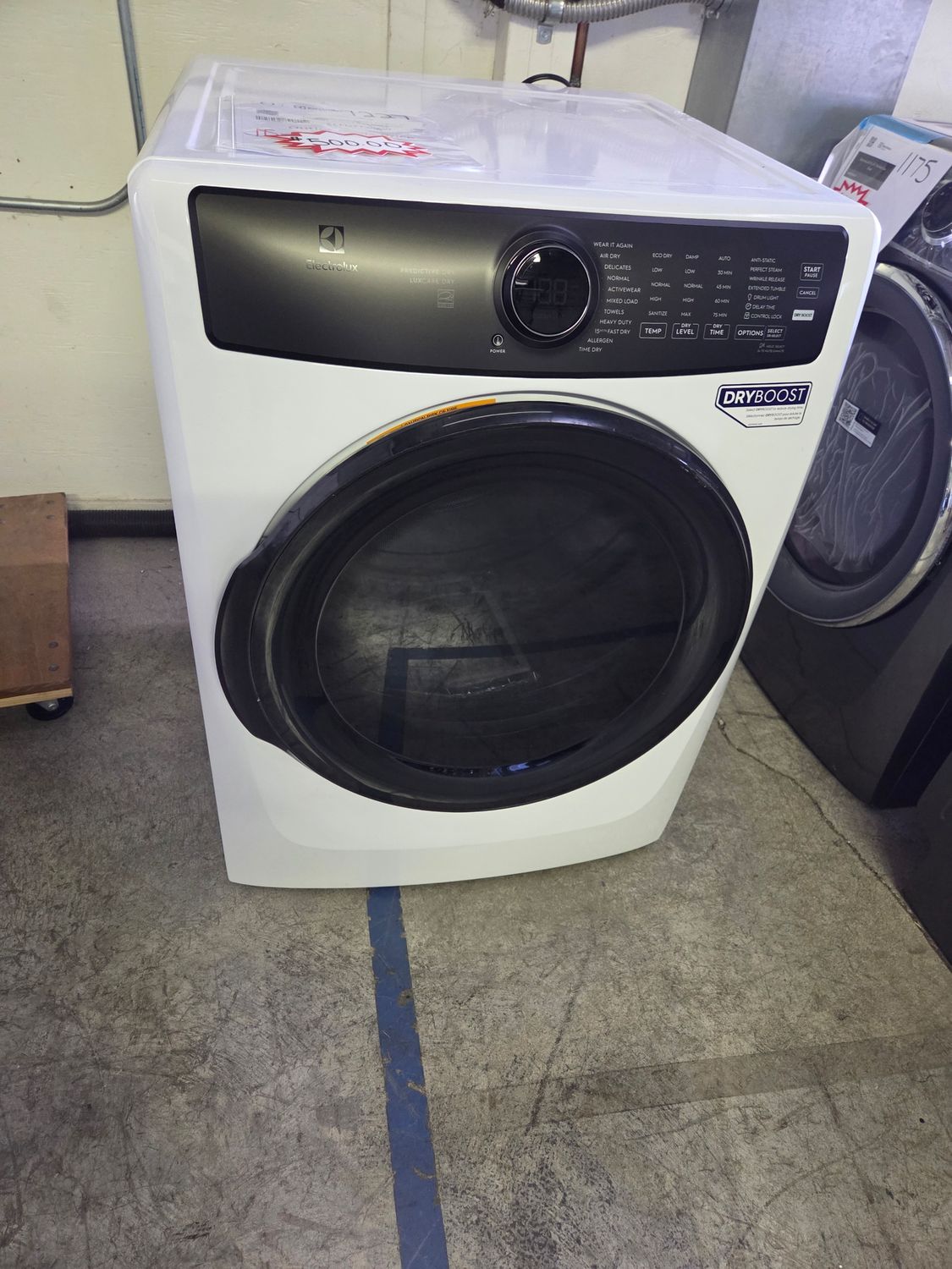 1227 ELFG7738AW Electrolux 700 Series Gas Dryer - 8.0 Cu. Ft.