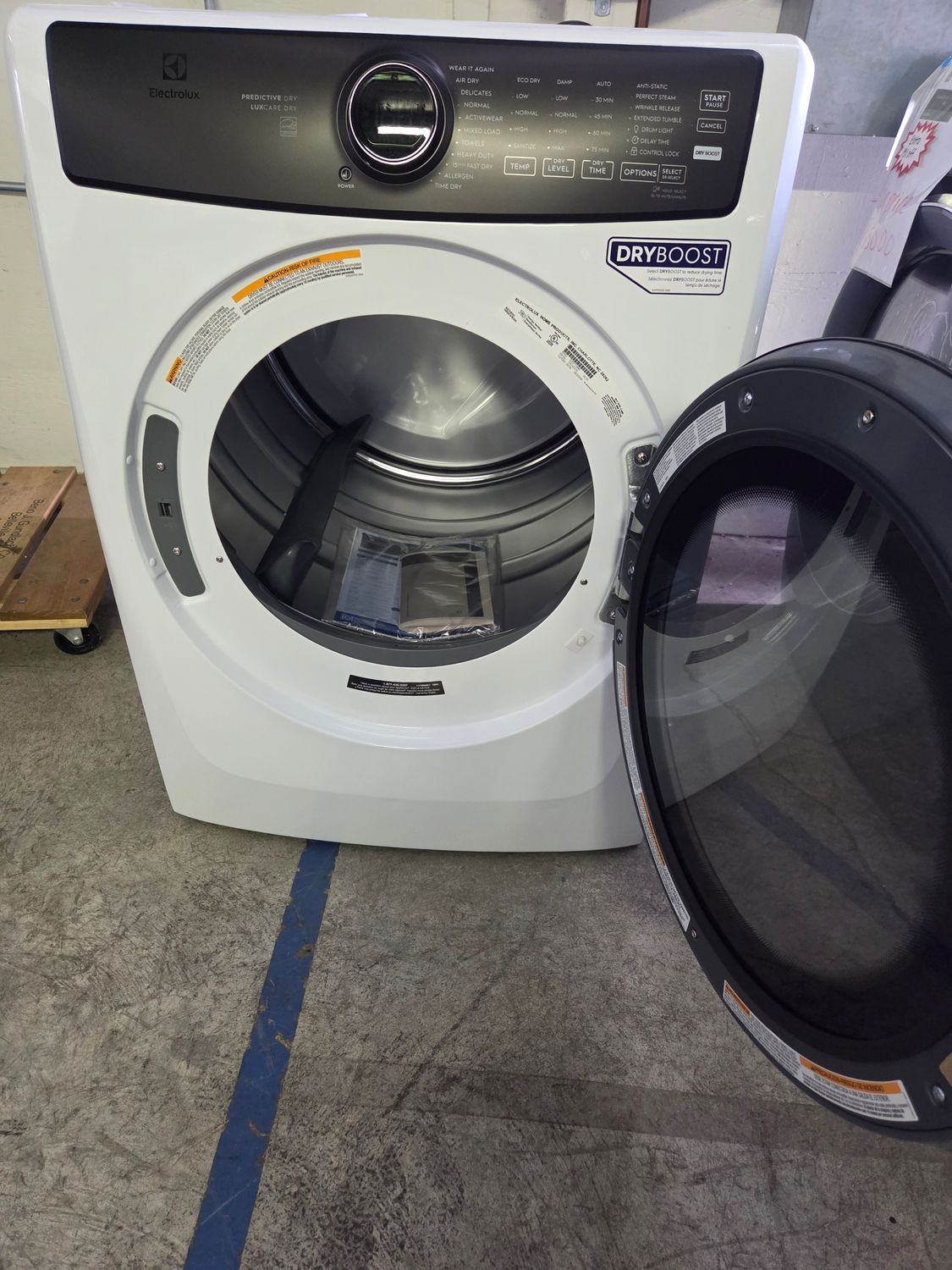 1227 ELFG7738AW Electrolux 700 Series Gas Dryer - 8.0 Cu. Ft.