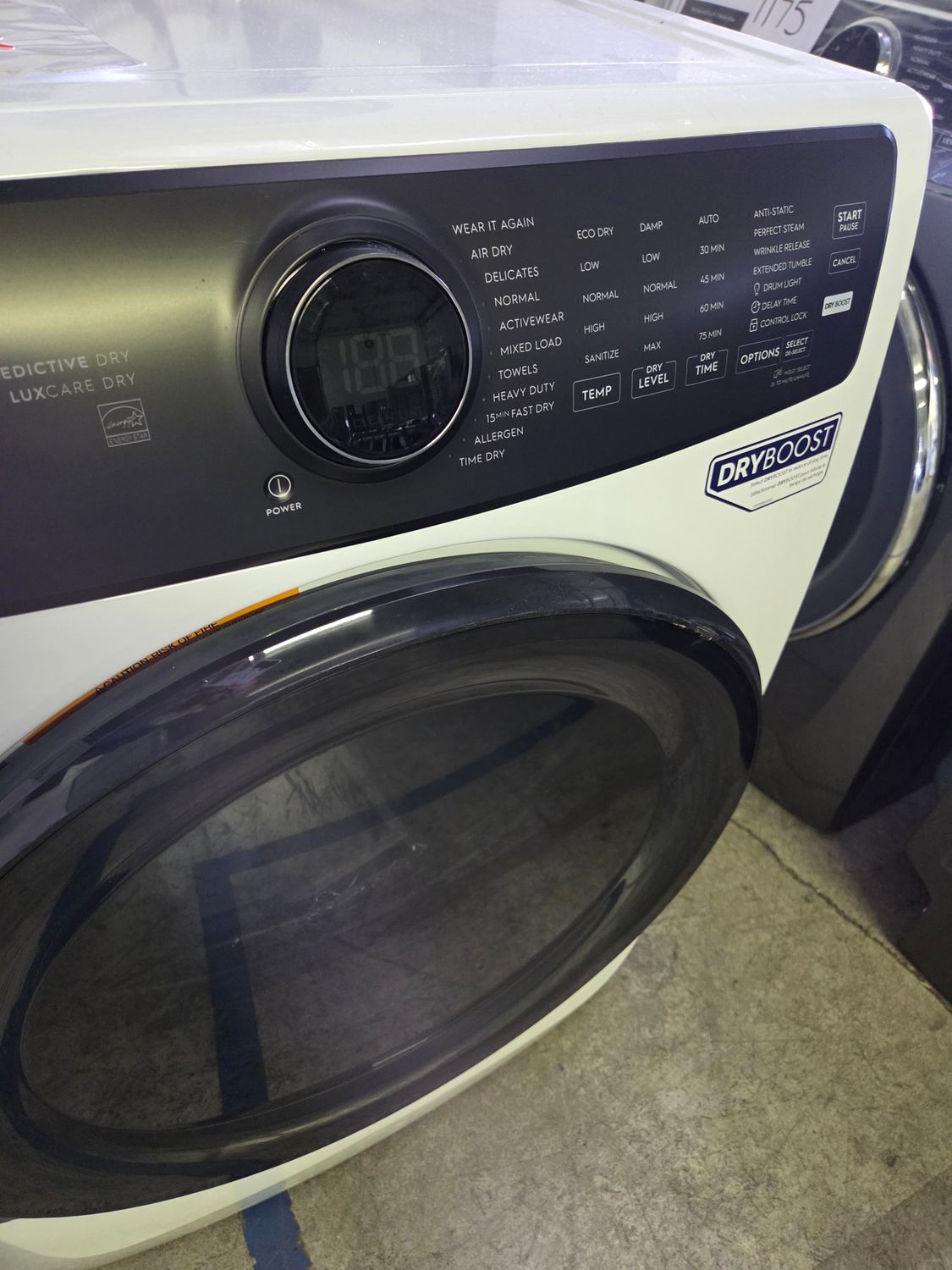 1227 ELFG7738AW Electrolux 700 Series Gas Dryer - 8.0 Cu. Ft.