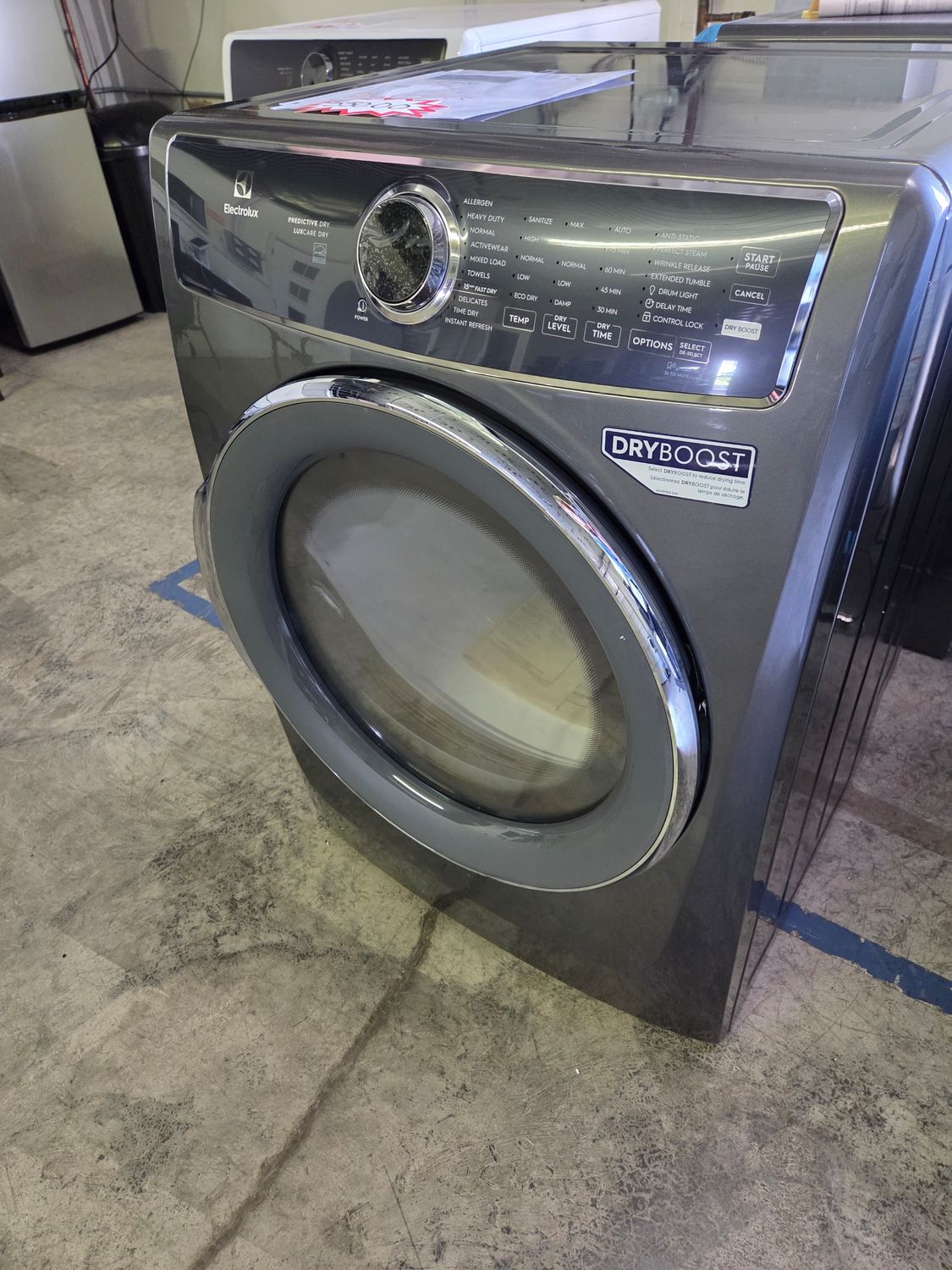 1176 ELFG7537AT  Electrolux 8.0 Cu. Ft. Titanium Gas Dryer