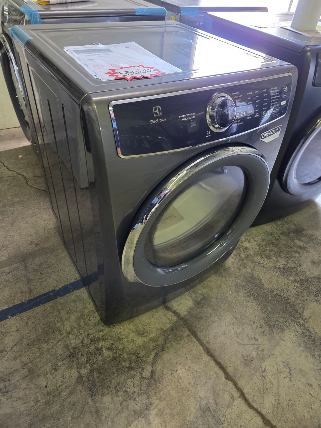 1176 ELFG7537AT  Electrolux 8.0 Cu. Ft. Titanium Gas Dryer