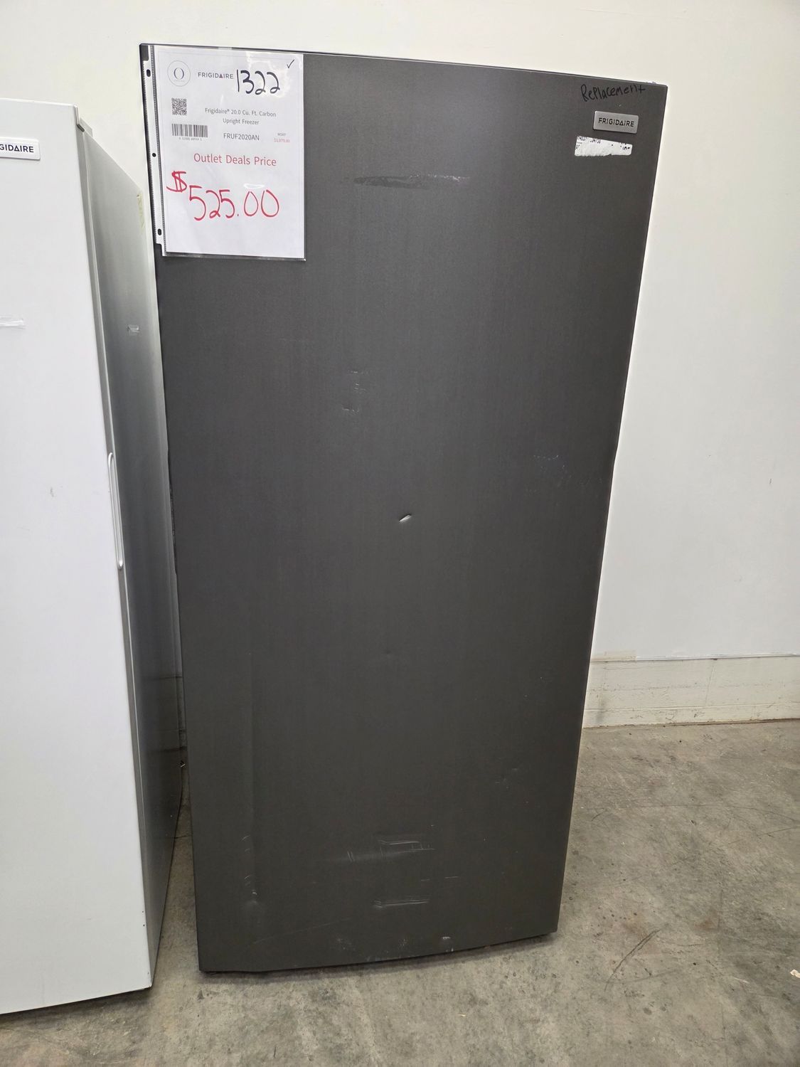 1322 FRUF2020AN Frigidaire® 20.0 Cu. Ft. Carbon Upright Freezer