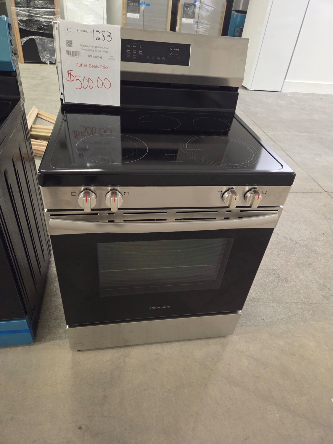 1283 FCRE3083AS Frigidaire® 30&quot; Stainless Steel Freestanding Electric Range