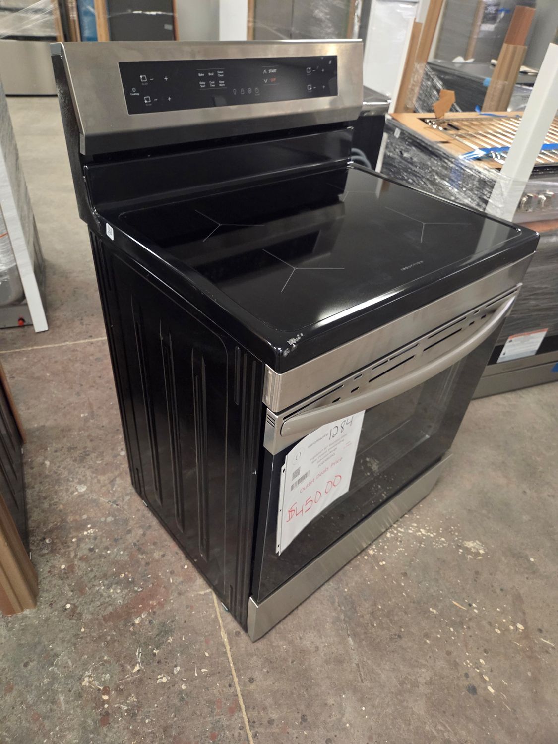 1284 FCRI3062AS Frigidaire® 30&quot; Stainless Steel Rear Control Freestanding Induction Range